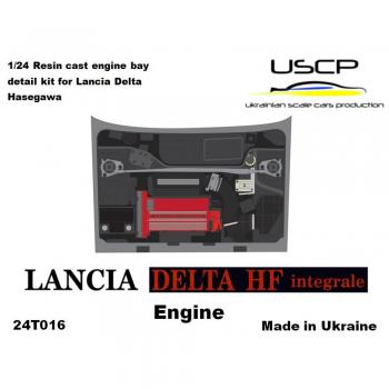 Lancia Delta Integrale HF Engine set Hasegawa