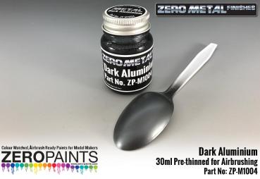 Dark Aluminium Paint - 30ml - Zero Metal Finishes