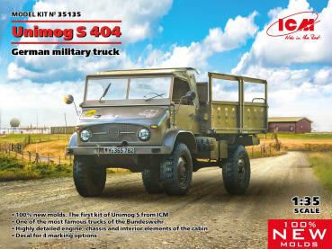 Unimog S404 German military truck 1/35