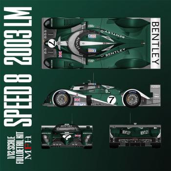 1/12scale Fulldetail Kit : Bentley Speed8 2003LM