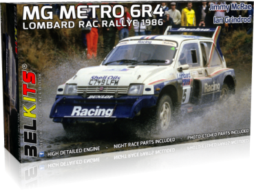 MG Metro 6R4 Rothmans 1/24
