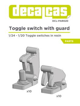 Toggle Switch with Guard  1/24 - 1/20