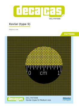 Kevlar - type 5 - Medium Size 1/24 1/20 1/12