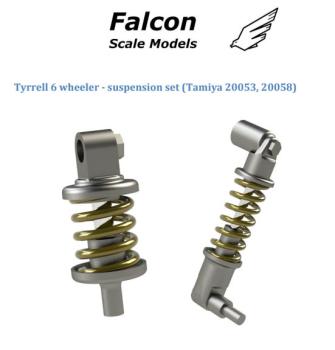 Tyrrell 6 wheeler Suspension Set Tamiya 20053,20058