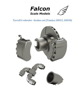 1:20 Tyrrell P34 6 Wheeler - Brake Set Tamiya 20053, 20058
