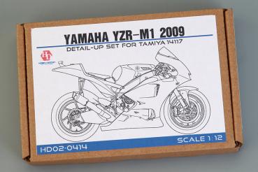 1/12 Yamaha YZR-M1 2009 Detail-up Set für Tamiya 14117