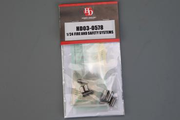 1/24 Fire And Safety Systems Metal parts+PE+Decals+Resin