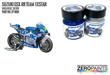 Team Suzuki ECSTAR GSX-RR Blue/Sliver Paint Set 2x30ml