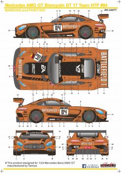 AMG GT Blancpain GT Spa 24H 17 Battlefield 1