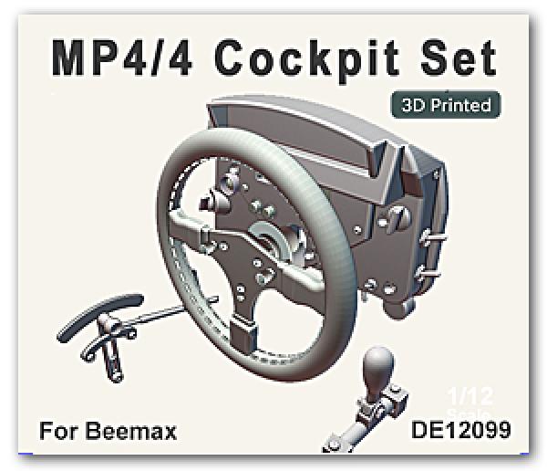Cockpit set for Beemax  McLaren MP4/4 1/12