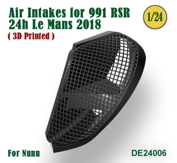 Air intakes Porsche 911 RSR GT3 for NUNU 1:24