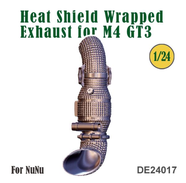 BMW M4 GT3 Heat shield Exhaust for NUNU 1:24
