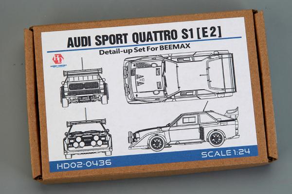 1/24 Audi Sport Quattro S1 E2 Detail up Set for Beemax
