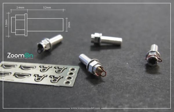 Wheel center lock nuts 1/24