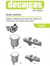 Brake system Master cylinder and reservoir (type 01)